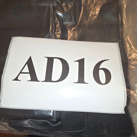 Hutch x Anthropologie Black Rez Faux Leather Flare Dress Pants Womens Size 12 - Picture 12 of 12